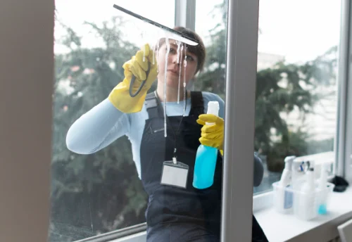 Nettoyage de vitres intérieures et extérieures à Rebais